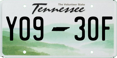 TN license plate Y0930F