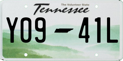 TN license plate Y0941L