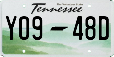 TN license plate Y0948D