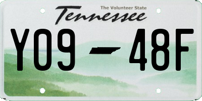 TN license plate Y0948F