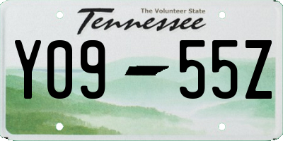 TN license plate Y0955Z