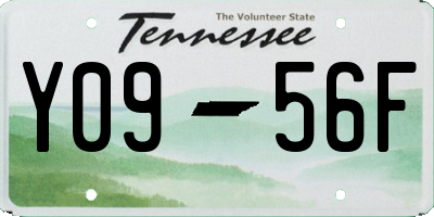 TN license plate Y0956F