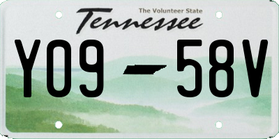TN license plate Y0958V