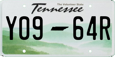 TN license plate Y0964R