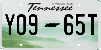 TN license plate Y0965T
