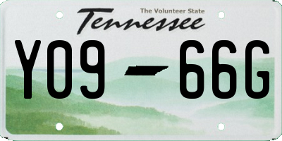 TN license plate Y0966G