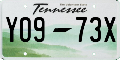 TN license plate Y0973X