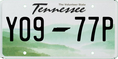 TN license plate Y0977P
