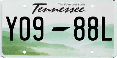 TN license plate Y0988L