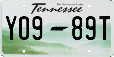 TN license plate Y0989T