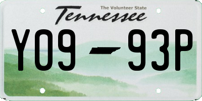 TN license plate Y0993P