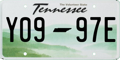 TN license plate Y0997E