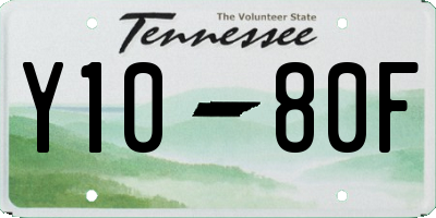 TN license plate Y1080F