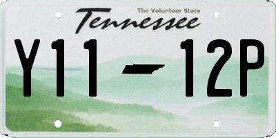 TN license plate Y1112P
