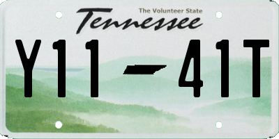 TN license plate Y1141T