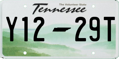 TN license plate Y1229T
