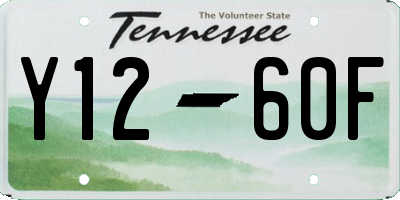 TN license plate Y1260F