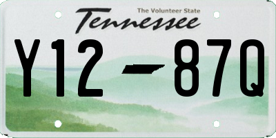 TN license plate Y1287Q