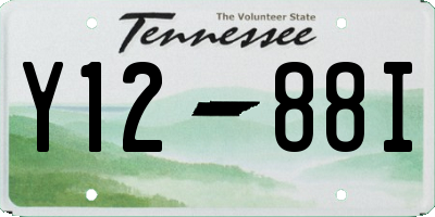 TN license plate Y1288I
