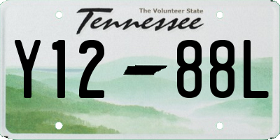 TN license plate Y1288L
