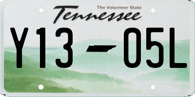 TN license plate Y1305L