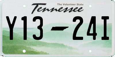 TN license plate Y1324I