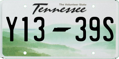 TN license plate Y1339S