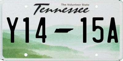 TN license plate Y1415A