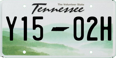 TN license plate Y1502H