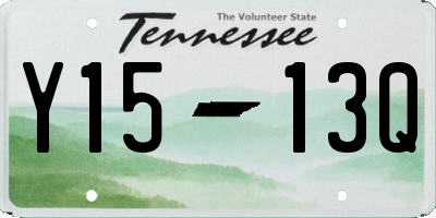 TN license plate Y1513Q