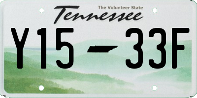 TN license plate Y1533F