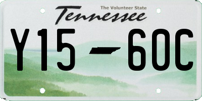 TN license plate Y1560C