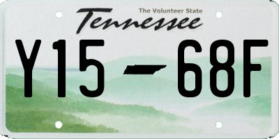 TN license plate Y1568F
