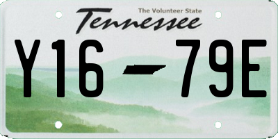 TN license plate Y1679E