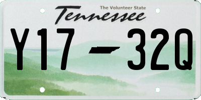 TN license plate Y1732Q