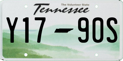 TN license plate Y1790S