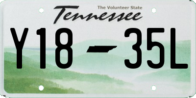TN license plate Y1835L