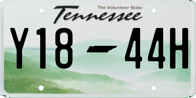 TN license plate Y1844H