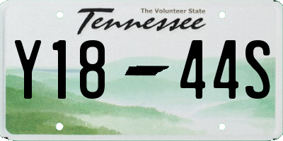 TN license plate Y1844S