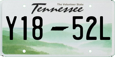 TN license plate Y1852L