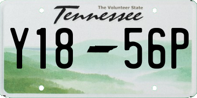 TN license plate Y1856P