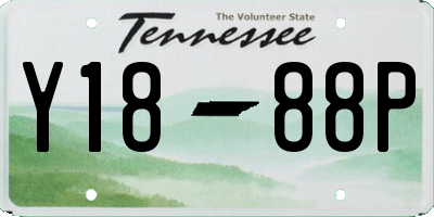 TN license plate Y1888P