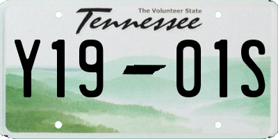 TN license plate Y1901S