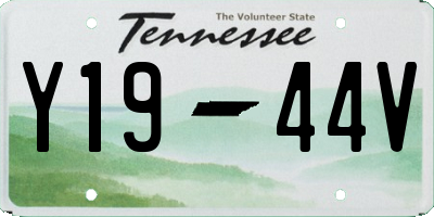 TN license plate Y1944V