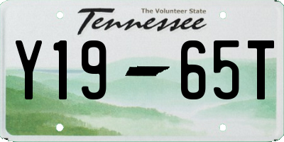 TN license plate Y1965T