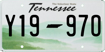 TN license plate Y1997O