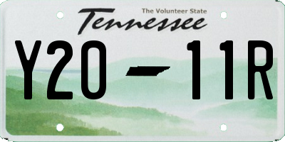 TN license plate Y2011R