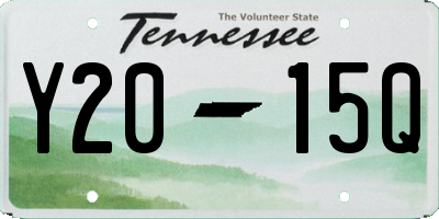 TN license plate Y2015Q