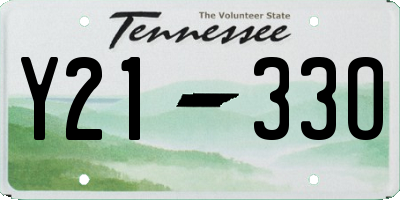 TN license plate Y2133O