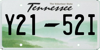 TN license plate Y2152I
